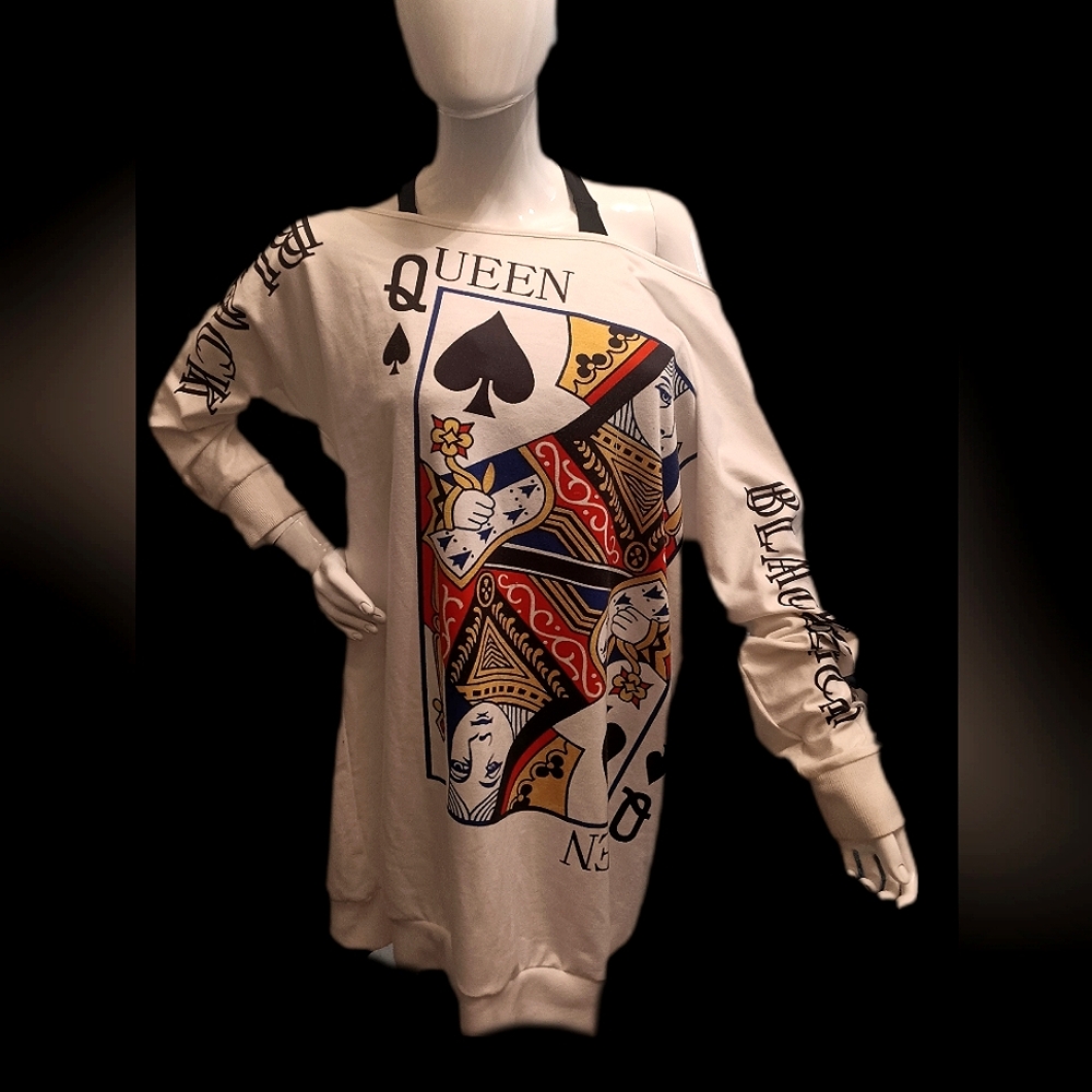 Queen of Spades Graphic Sweatshirt